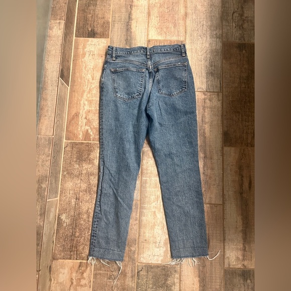 Free People We The Free Stella Skinny Jean Rip & Repair Raw Hem 29 - Picture 6 of 8